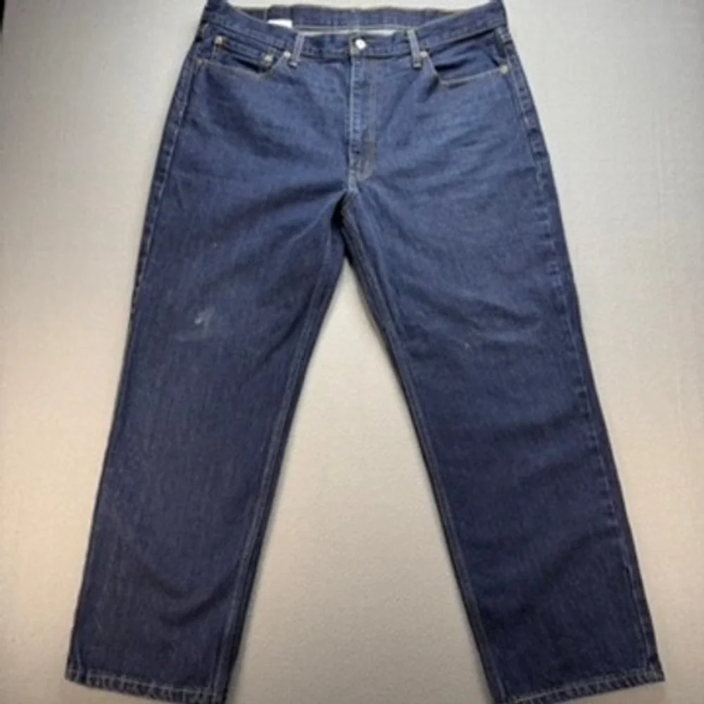 Levi's Jeans Mens 40x30 Dark Wash 550‎ Relaxed Fit Tapered Leg Denim